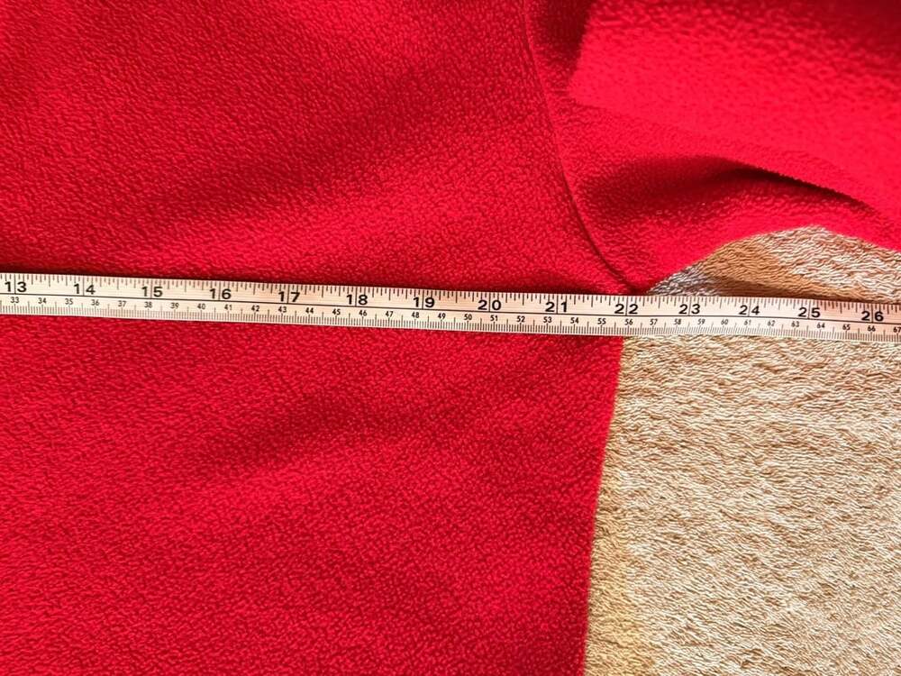 Cabela's Polartec Fleece Jacket Size L Red Full Zip - Picture 6 of 10